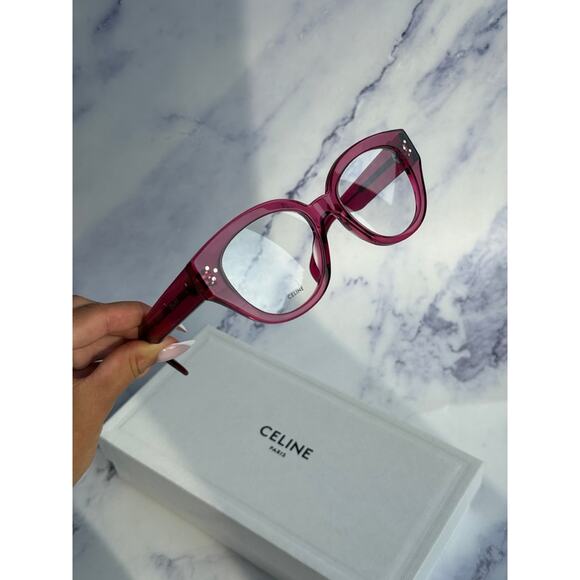 NEW Celine CL50132I Eyeglasses Frames in Pink - Picture 8 of 8